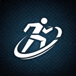 三亿(集团)体育科技有限公司官方Logo - 橙色与蓝色结合的现代体育科技标志