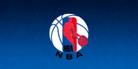 NBA官方Logo - 美国职业篮球联赛的标志性红蓝标志